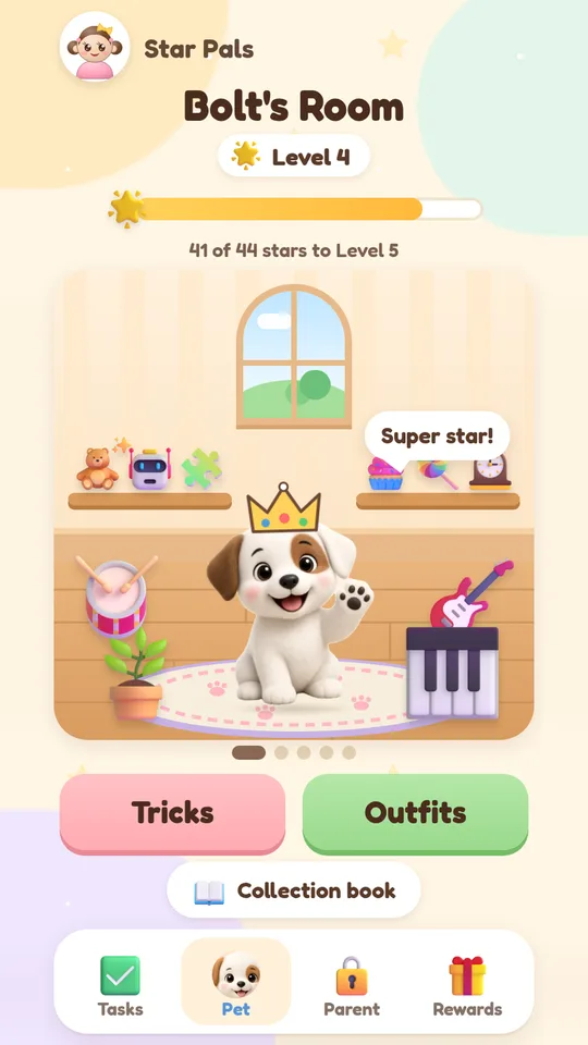 The pet's room